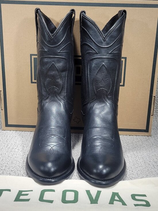 Tecovas The Cartwright Men\'s US Size 11D Midnight Cowhide Cowboy Boots main image 11